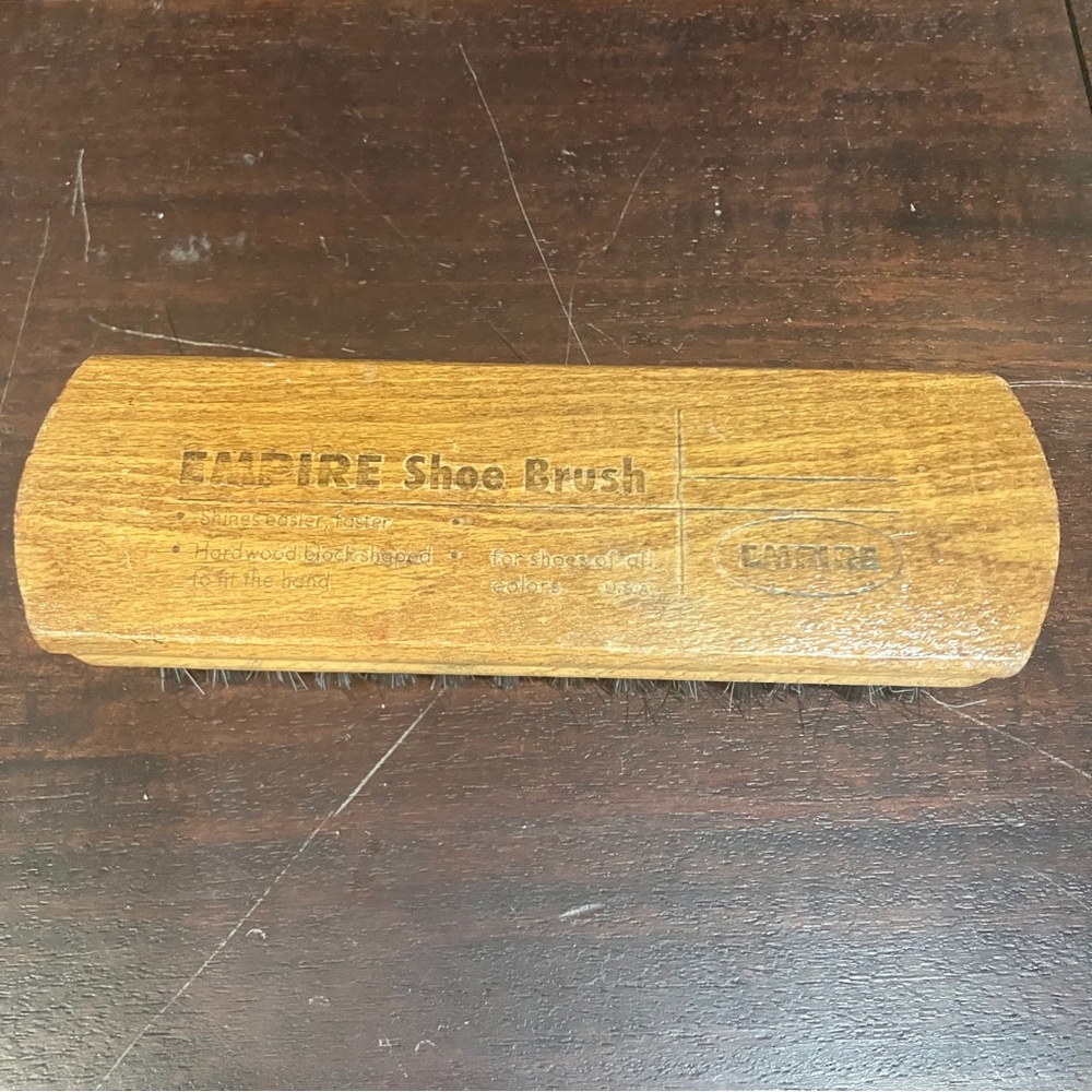 Vintage Empire Shoe Brush for Shoes of All Colors for Shining